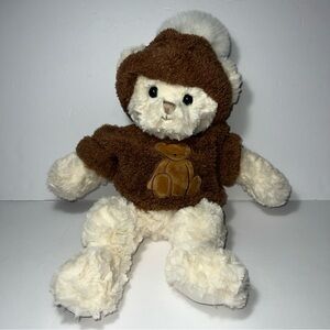 Bukowski Bears (Sweden) "River" Plush White Brown Brown Sweater